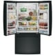 GE GWE19JGLBB 33 inch 18.6 cu. ft. French Door Refrigerator