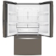 GE 36 inch 23.1 cu. ft. French Door Refrigerator (GWE23GMNES)
