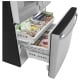 GE 36 inch 20.6 cu. ft. Stainless Steel French Door Refrigerator (GYE21JYMFS)