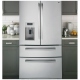 GE Profile 24.8 cu. ft. Stainless Steel French Door Refrigerator (PGS25KSESS)