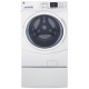GE White Front Load Washer (GFW450SSMWW)