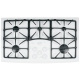 GE Profile 36 inch White Gas Cooktop (JGP970TEKWW)