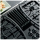 Surface de cuisson au gaz Inox GE (PGP989SNSS)