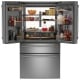 Cafe CJE23DP2WS1 36 inch 23.2 cu. ft. French Door Refrigerator