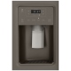 GE 36 inch 21.8 cu. ft. Slate Side by Side Refrigerator (GZS22IMNES)