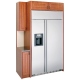 GE Custom Panel Ready 29.6 cu. ft. Stainless Steel Side by Side Refrigerator (PSB48LSRBV)