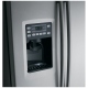 GE 24.6 cu. ft. Black Side by Side Refrigerator (PSCF5RGXBB)