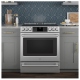 Cafe 30 inch Stainless Steel Electric Range (CCHS985SELSS)