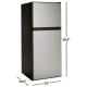 GE GPE12FSKSB 24 inch 11.6 cu. ft. Top Freezer Refrigerator