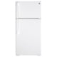 GE 28 inch 15.6 cu. ft. Top Freezer Refrigerator (GTE16DTNLWW)