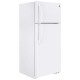 GE 28 inch 17.5 cu. ft. White Top Freezer Refrigerator (GTE18CTHWW)