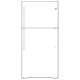 GE GTE18GTNRWW Top Freezer Refrigerator