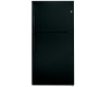GE 33 inch 21.2 cu. ft. Black Top Freezer Refrigerator (GTE21GTHBB)