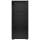 GE 28 inch 17.5 cu. ft. Black Top Freezer Refrigerator (GTS18GTHBB)