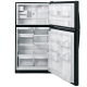 GE PTS25LHSBB Top Freezer Refrigerator