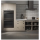 Hotte de cuisinière Inox noir GE (UVW9301BLTS)