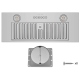 Hotte de ventilation encastré Hauslane (IN-R110SS-30)