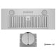 Hotte de ventilation encastré Hauslane (IN-R110SS-36)