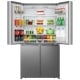 Hisense 36 inch 21.5 cu. ft. Stainless Steel French Door Refrigerator (RQ22N6ASD)