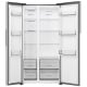 Réfrigérateur côte-à-côte Inox Hisense (RS19A2CSD)