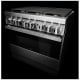 JennAir Noir 36 inch Stainless Steel Dual Fuel Range (JDRP436HM)
