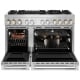 JennAir Rise JDRP648HL 48 inch Dual Fuel Range