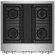 JennAir Noir JDRP430HM 30 inch Dual Fuel Range