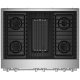 JennAir Noir JDRP636HM 36 inch Dual Fuel Range