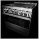 JennAir Noir 36 inch Stainless Steel Gas Range (JGRP636HM)
