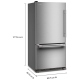 KitchenAid KRBL133SPS Bottom Freezer Refrigerator