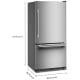 KitchenAid KRBR133SPS Bottom Freezer Refrigerator