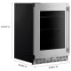 Réfrigérateur sous comptoir KitchenAid KURL524SPS