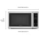 Micro-onde De comptoir Inox KitchenAid (YKMCS1016GS)