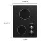KitchenAid 15 inch Electric Cooktop (KECC056RBL)