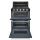 Cuisinière à Gaz KitchenAid KFGD500EBS 30 pouce