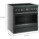 Cuisinière à induction KitchenAid KFIS936SJP 36 pouce