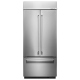 Réfrigérateur KitchenAid 36 pouce Accepte les panneaux personnalisés 20.8 pi. cu. (KBFN506EPA)