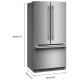 KitchenAid KRFC136TPS