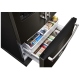 KitchenAid 36 inch 26.8 cu. ft. Black Stainless Steel French Door Refrigerator (KRFF507HBS)