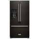 KitchenAid 36 inch 26.8 cu. ft. French Door Refrigerator (KRFF577KBS)
