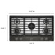 Surface de cuisson KitchenAid KCGK536SBE 36 pouce