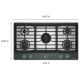 KitchenAid KCGK536SJP 36 inch Cooktop