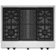 KitchenAid KGCU462VSS 36 inch Gas Cooktop