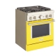 KitchenAid 30 inch Yellow Dual Fuel Range (KFDC500JYP)