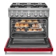 KitchenAid Red Dual Fuel Range (KFDC506JPA)