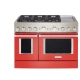 KitchenAid Red Dual Fuel Range (KFDC558JPA)