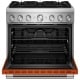 KitchenAid 36 inch Orange Dual Fuel Range (KFDS936SSC)