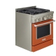 KitchenAid 30 inch Orange Gas Range (KFGC500JSC)
