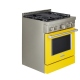Cuisinière à Gaz Jaune KitchenAid (KFGC500JYP)