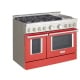 KitchenAid Red Gas Range (KFGC558JPA)